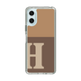Slim Protection Case［ Original - initial two tone - H brown ］