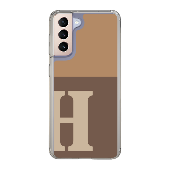 Slim Protection Case［ Original - initial two tone - H brown ］