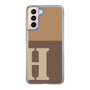 Slim Protection Case［ Original - initial two tone - H brown ］