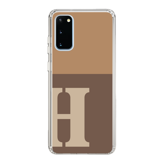 Slim Protection Case［ Original - initial two tone - H brown ］