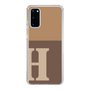 Slim Protection Case［ Original - initial two tone - H brown ］