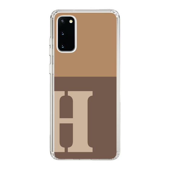 Slim Protection Case［ Original - initial two tone - H brown ］