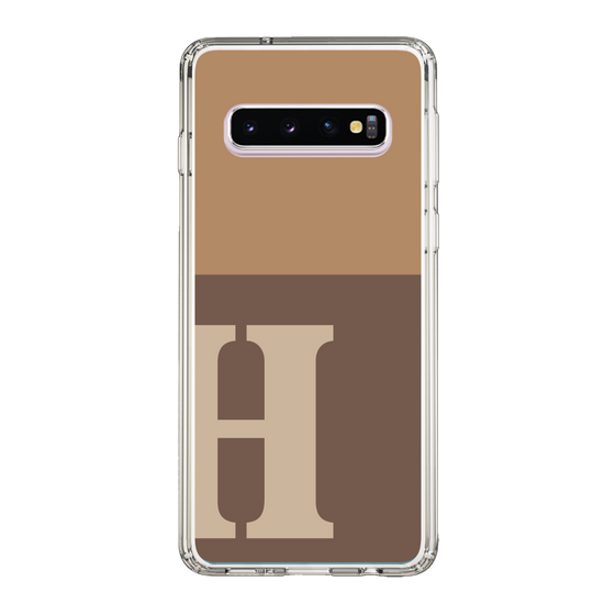 Slim Protection Case［ Original - initial two tone - H brown ］