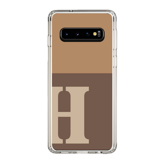 Slim Protection Case［ Original - initial two tone - H brown ］