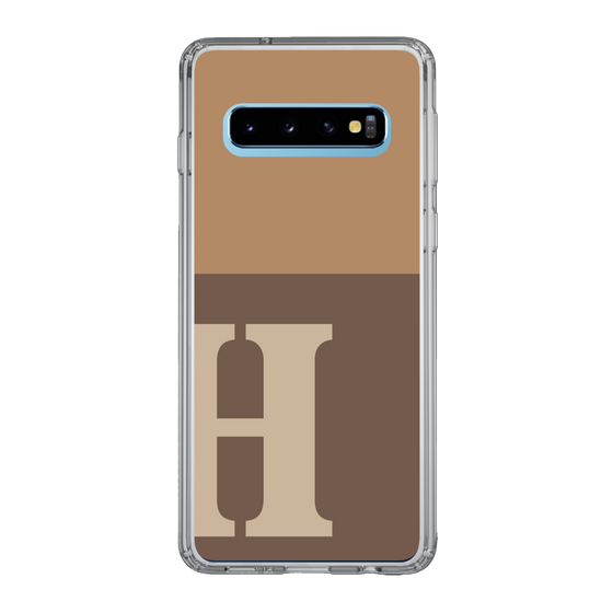 Slim Protection Case［ Original - initial two tone - H brown ］