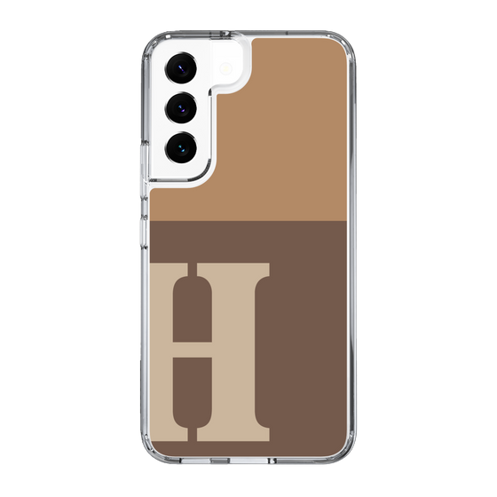 Slim Protection Case［ Original - initial two tone - H brown ］