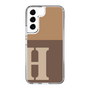 Slim Protection Case［ Original - initial two tone - H brown ］