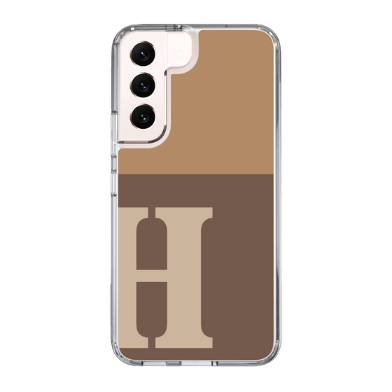 Slim Protection Case［ Original - initial two tone - H brown ］
