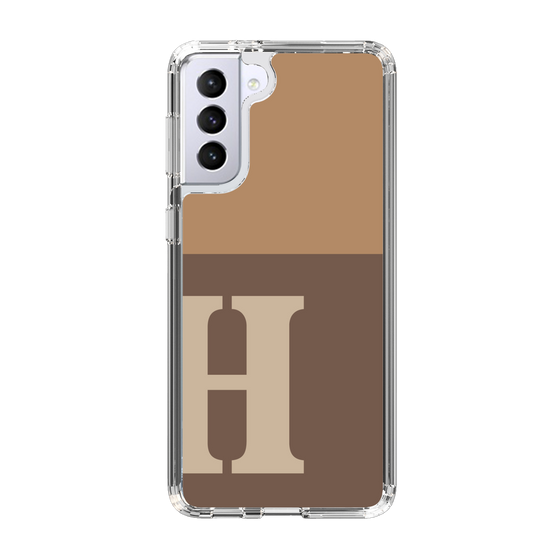 Slim Protection Case［ Original - initial two tone - H brown ］