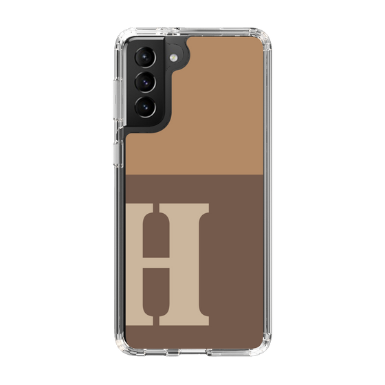 Slim Protection Case［ Original - initial two tone - H brown ］