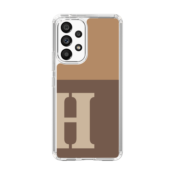 Slim Protection Case［ Original - initial two tone - H brown ］