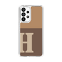 Slim Protection Case［ Original - initial two tone - H brown ］