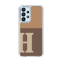 Slim Protection Case［ Original - initial two tone - H brown ］