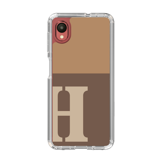 Slim Protection Case［ Original - initial two tone - H brown ］
