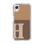 Slim Protection Case［ Original - initial two tone - H brown ］