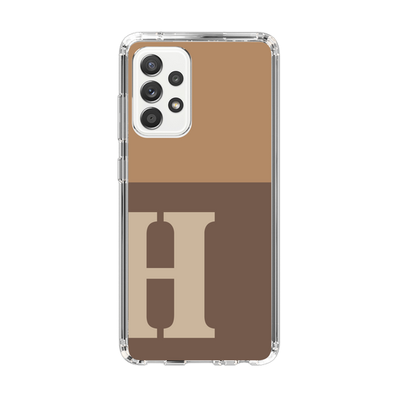 Slim Protection Case［ Original - initial two tone - H brown ］
