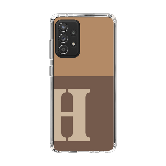 Slim Protection Case［ Original - initial two tone - H brown ］