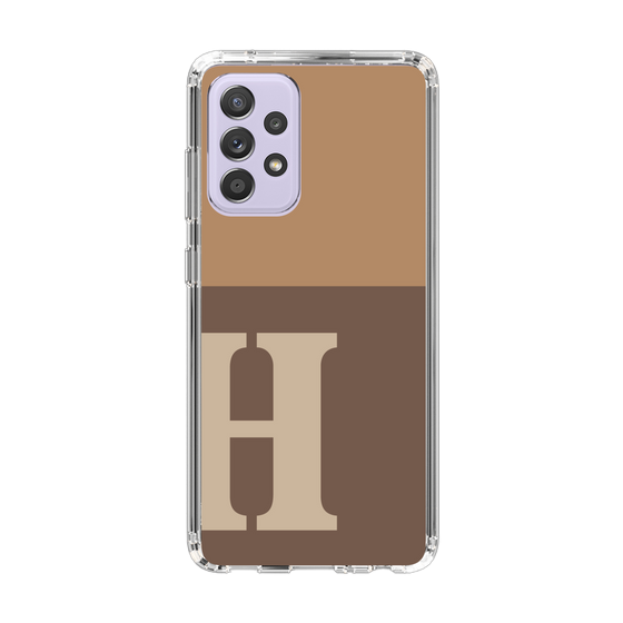 Slim Protection Case［ Original - initial two tone - H brown ］