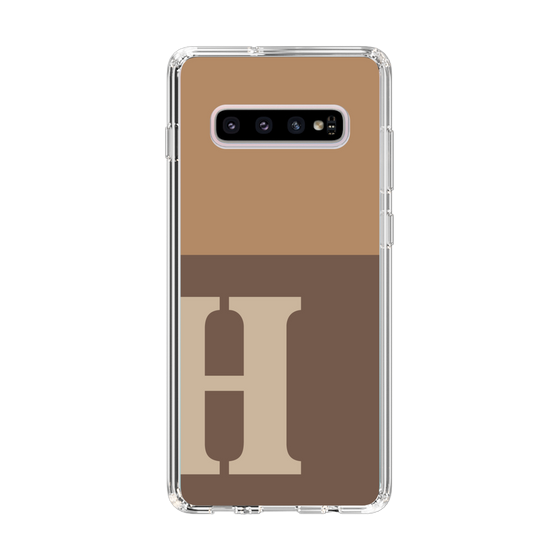 Slim Protection Case［ Original - initial two tone - H brown ］