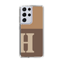 Slim Protection Case［ Original - initial two tone - H brown ］