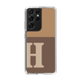 Slim Protection Case［ Original - initial two tone - H brown ］