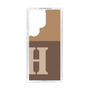 Slim Protection Case［ Original - initial two tone - H brown ］
