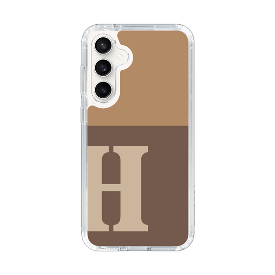 Slim Protection Case［ Original - initial two tone - H brown ］