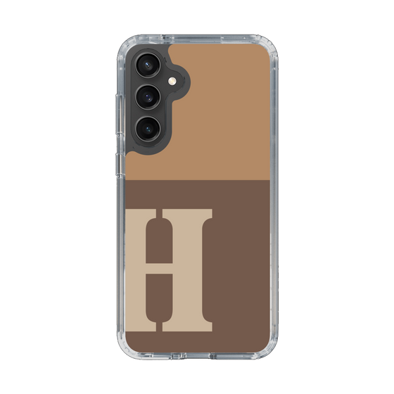 Slim Protection Case［ Original - initial two tone - H brown ］