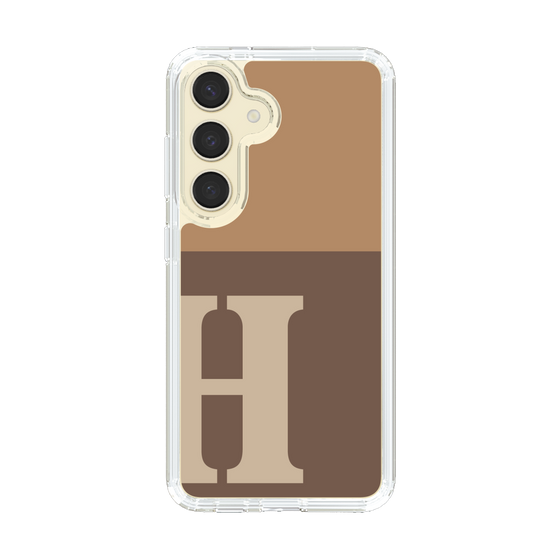 Slim Protection Case［ Original - initial two tone - H brown ］