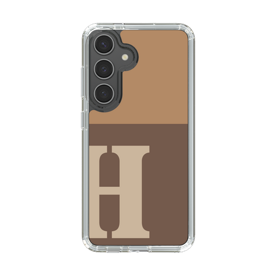 Slim Protection Case［ Original - initial two tone - H brown ］