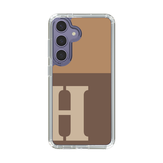Slim Protection Case［ Original - initial two tone - H brown ］