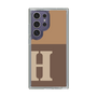Slim Protection Case［ Original - initial two tone - H brown ］