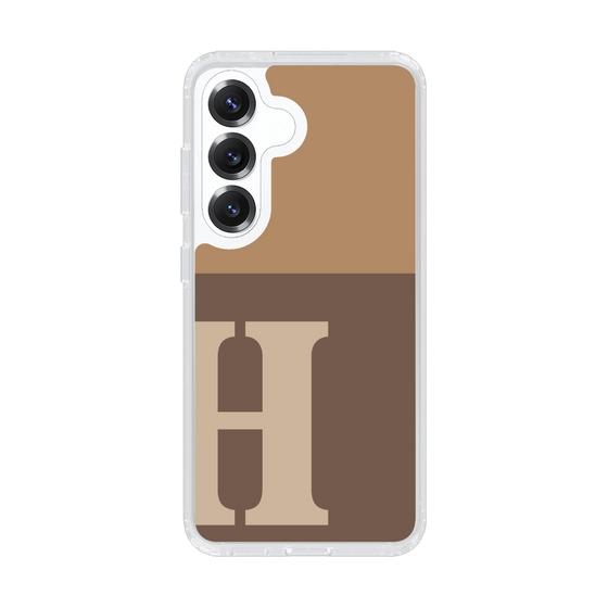 Slim Protection Case［ Original - initial two tone - H brown ］