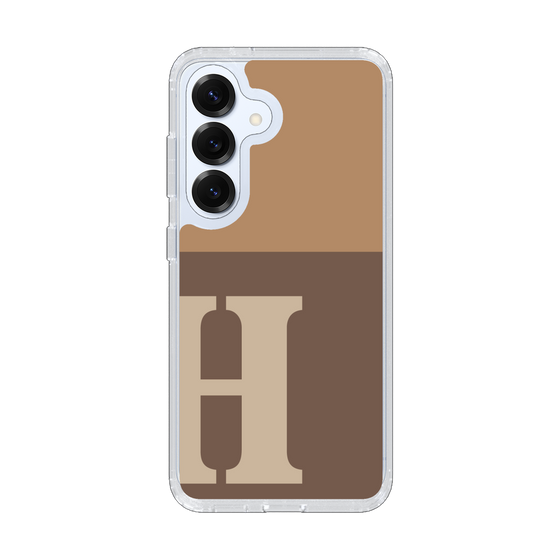 Slim Protection Case［ Original - initial two tone - H brown ］