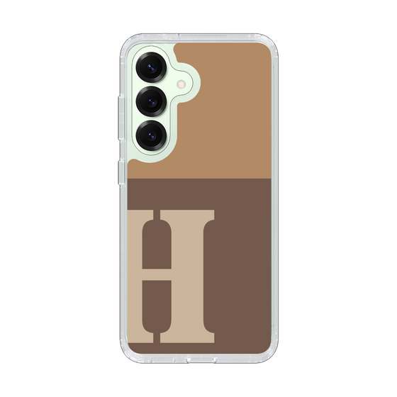 Slim Protection Case［ Original - initial two tone - H brown ］
