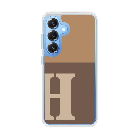 Slim Protection Case［ Original - initial two tone - H brown ］