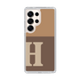Slim Protection Case［ Original - initial two tone - H brown ］