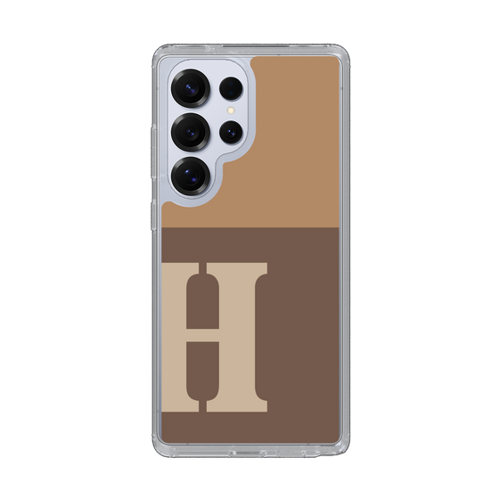 Slim Protection Case［ Original - initial two tone - H brown ］