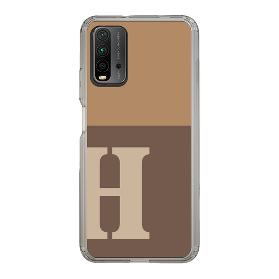 Slim Protection Case［ Original - initial two tone - H brown ］
