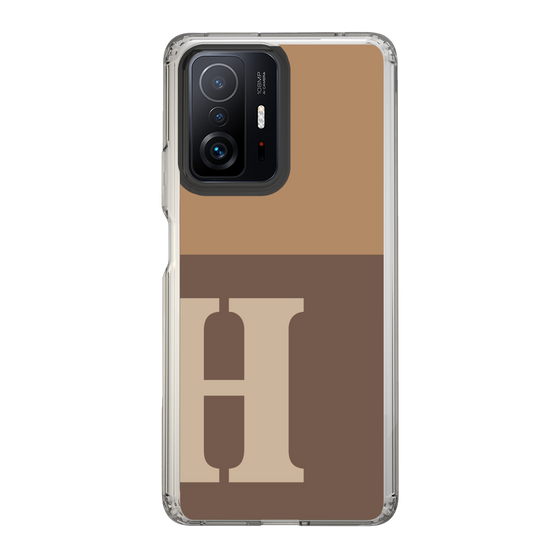 Slim Protection Case［ Original - initial two tone - H brown ］