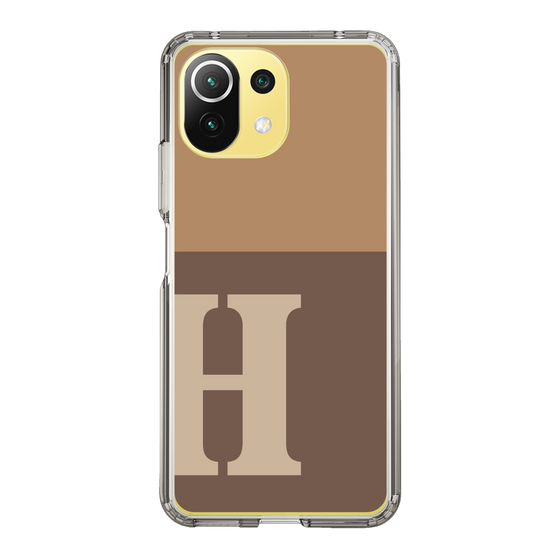 Slim Protection Case［ Original - initial two tone - H brown ］