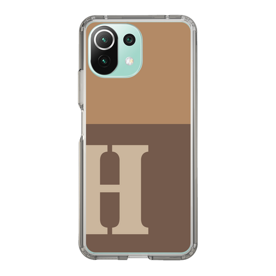 Slim Protection Case［ Original - initial two tone - H brown ］