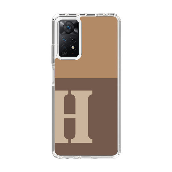 Slim Protection Case［ Original - initial two tone - H brown ］