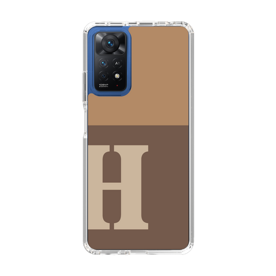 Slim Protection Case［ Original - initial two tone - H brown ］