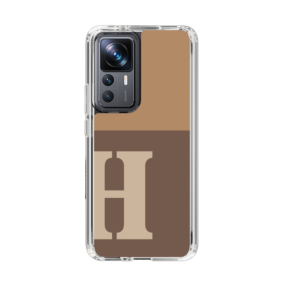 Slim Protection Case［ Original - initial two tone - H brown ］