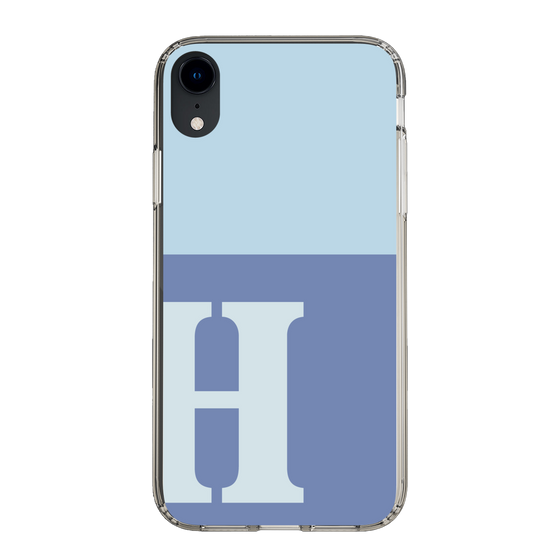 Slim Protection Case［ Original - initial two tone - H blue ］