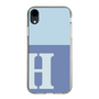 Slim Protection Case［ Original - initial two tone - H blue ］