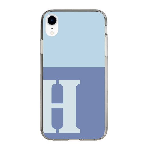 Slim Protection Case［ Original - initial two tone - H blue ］