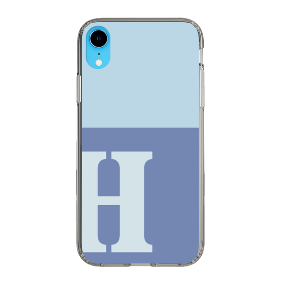 Slim Protection Case［ Original - initial two tone - H blue ］