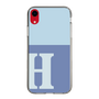 Slim Protection Case［ Original - initial two tone - H blue ］